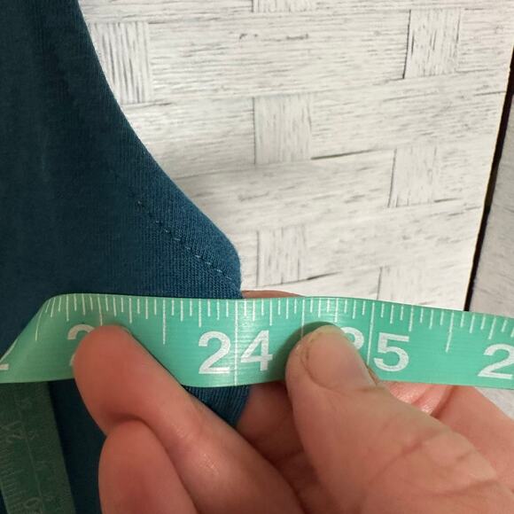 Lands end women’s dress pullover casual cap sleeve rushed front twist plus size - Picture 8 of 11